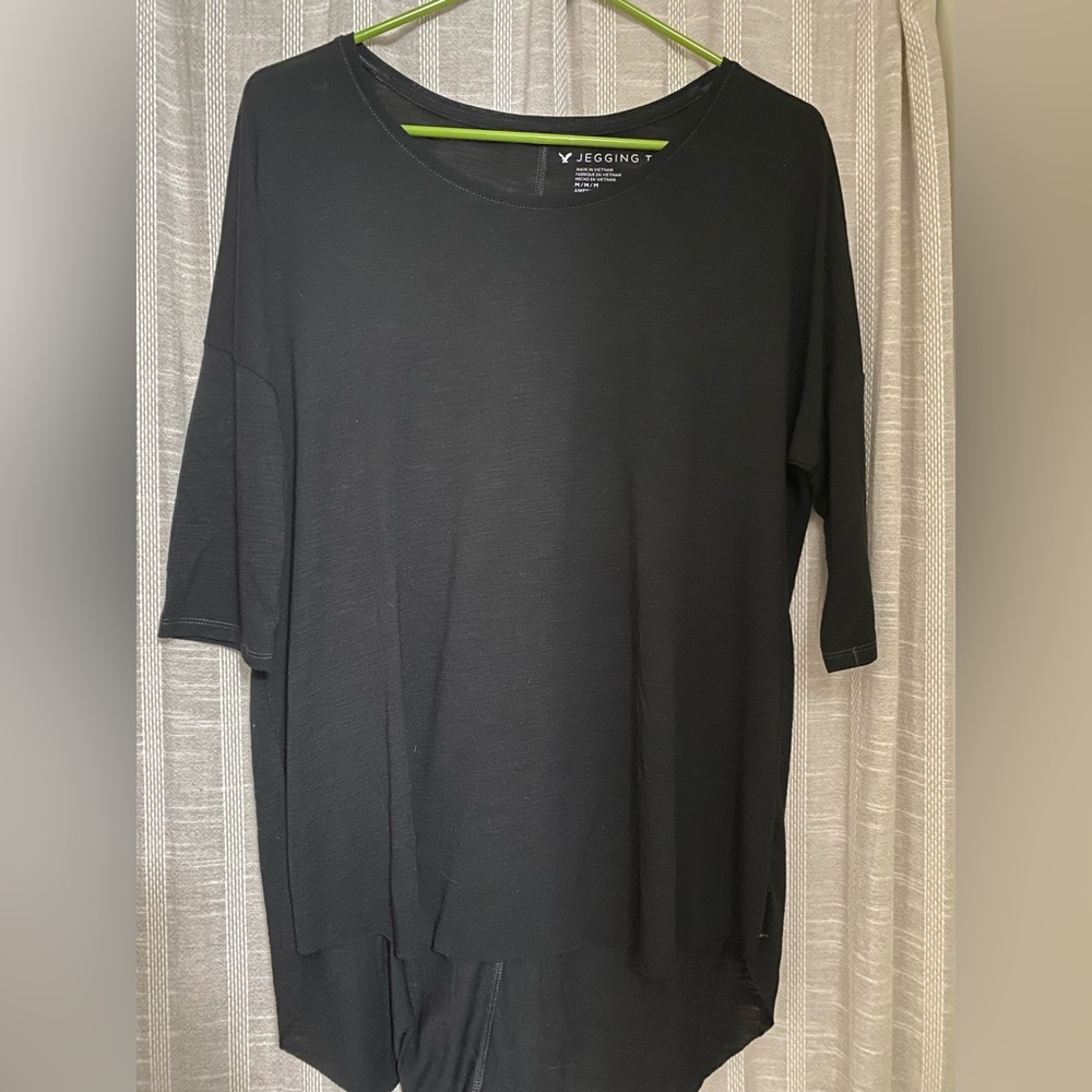 American Eagle tunic length 3/4 sleeve tee-size medium